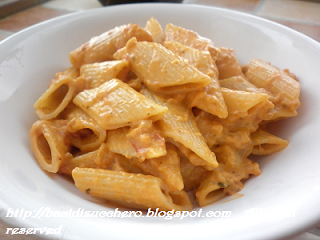 Pasta zucchine melenzane e \u0027nduja