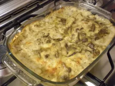 Pasticcio di lasagne con funghi e tartufo