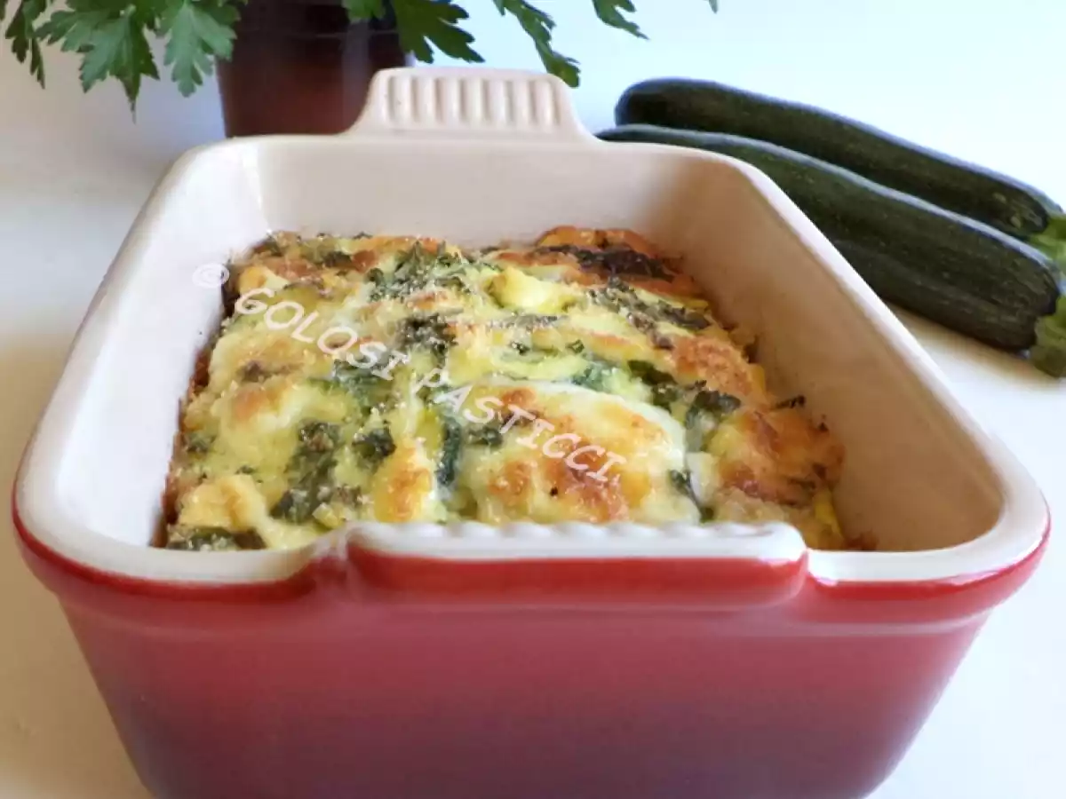 Pasticcio di zucchine al formaggio