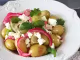 Patate al cartoccio con cipolle, limone e feta, foto 3