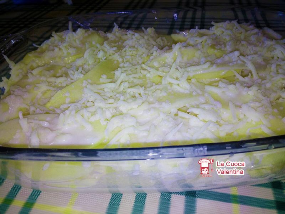 patate al forno con besciamella