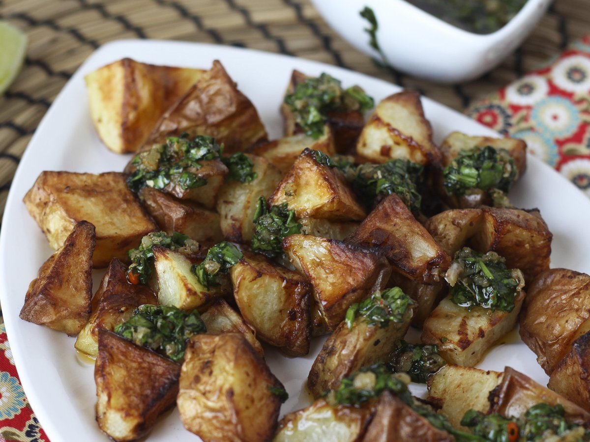 Patate al forno con salsa chimichurri - foto 5