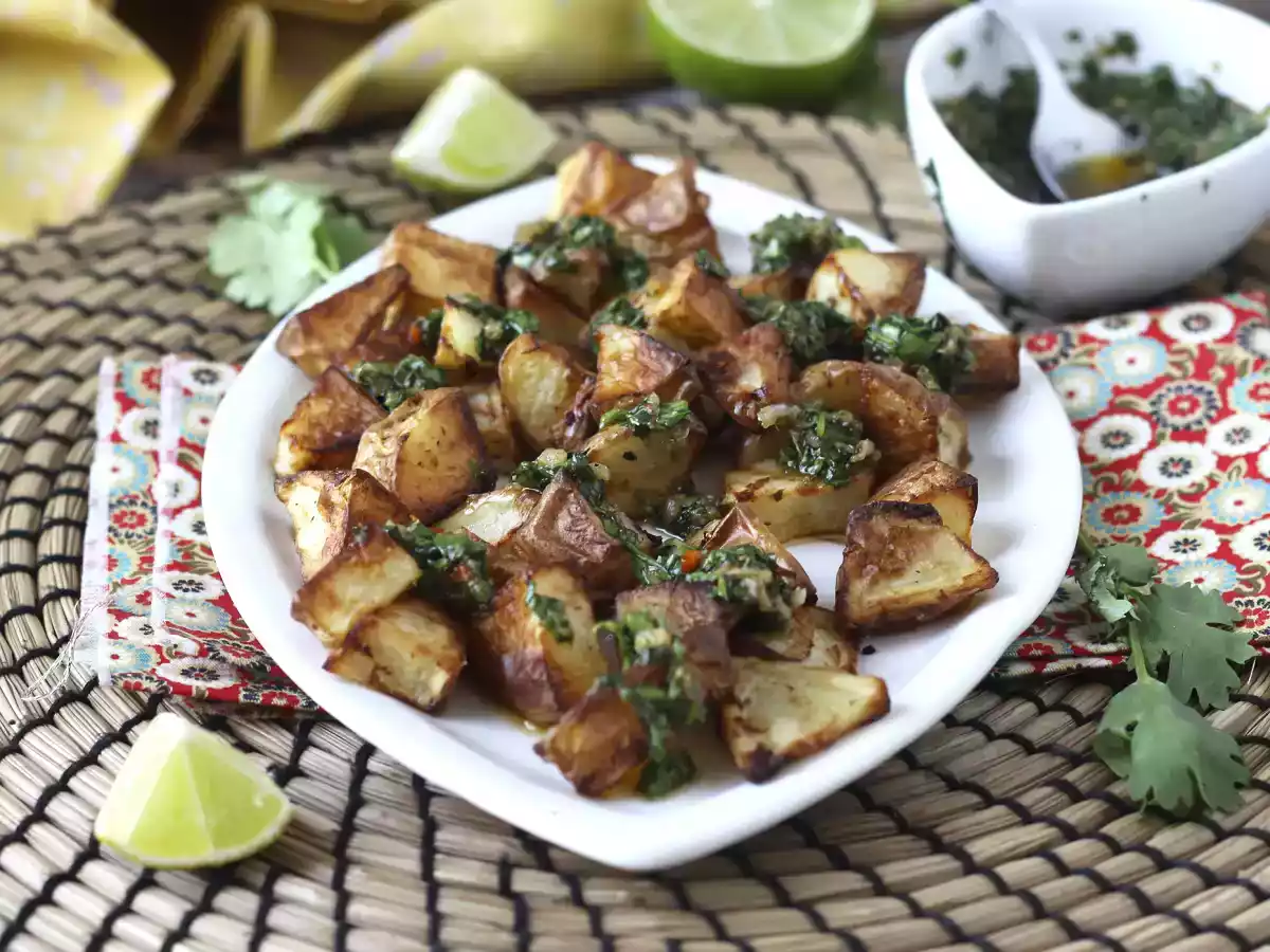 Patate al forno con salsa chimichurri - foto 6