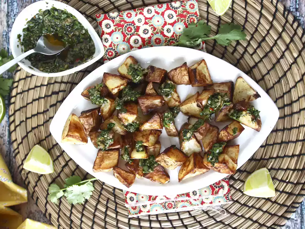 Patate al forno con salsa chimichurri - foto 7