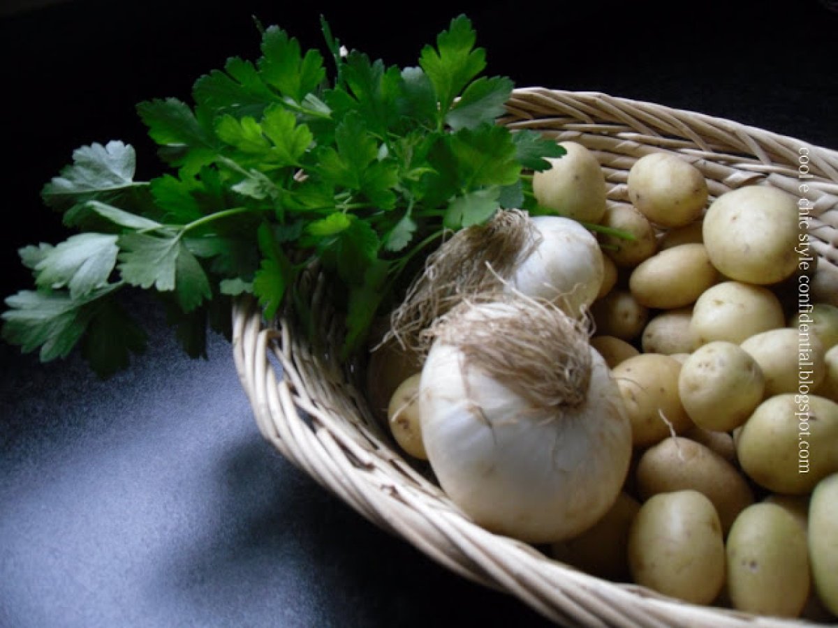 Patate tiepide alla cipolla con salsa al curry, foto 4
