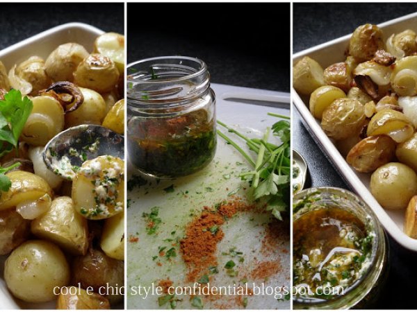 Patate tiepide alla cipolla con salsa al curry, foto 2