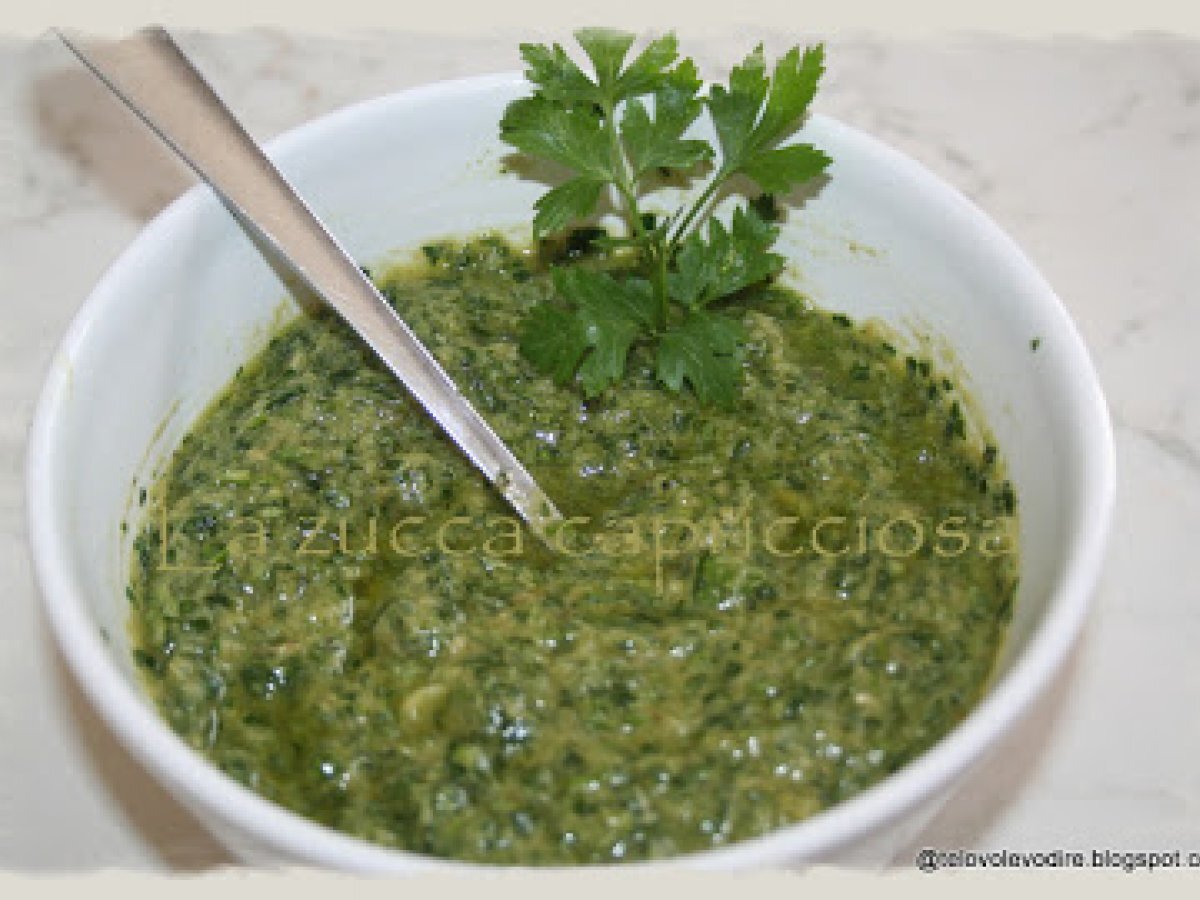 Patè di cannellini e sgombro.....con salsa verde, foto 3