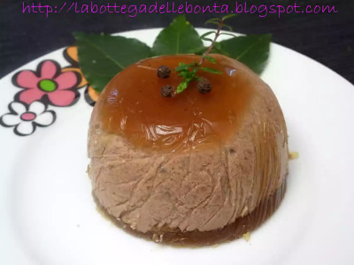 PATE' DI FEGATINI IN GELATINA DI MALVASIA