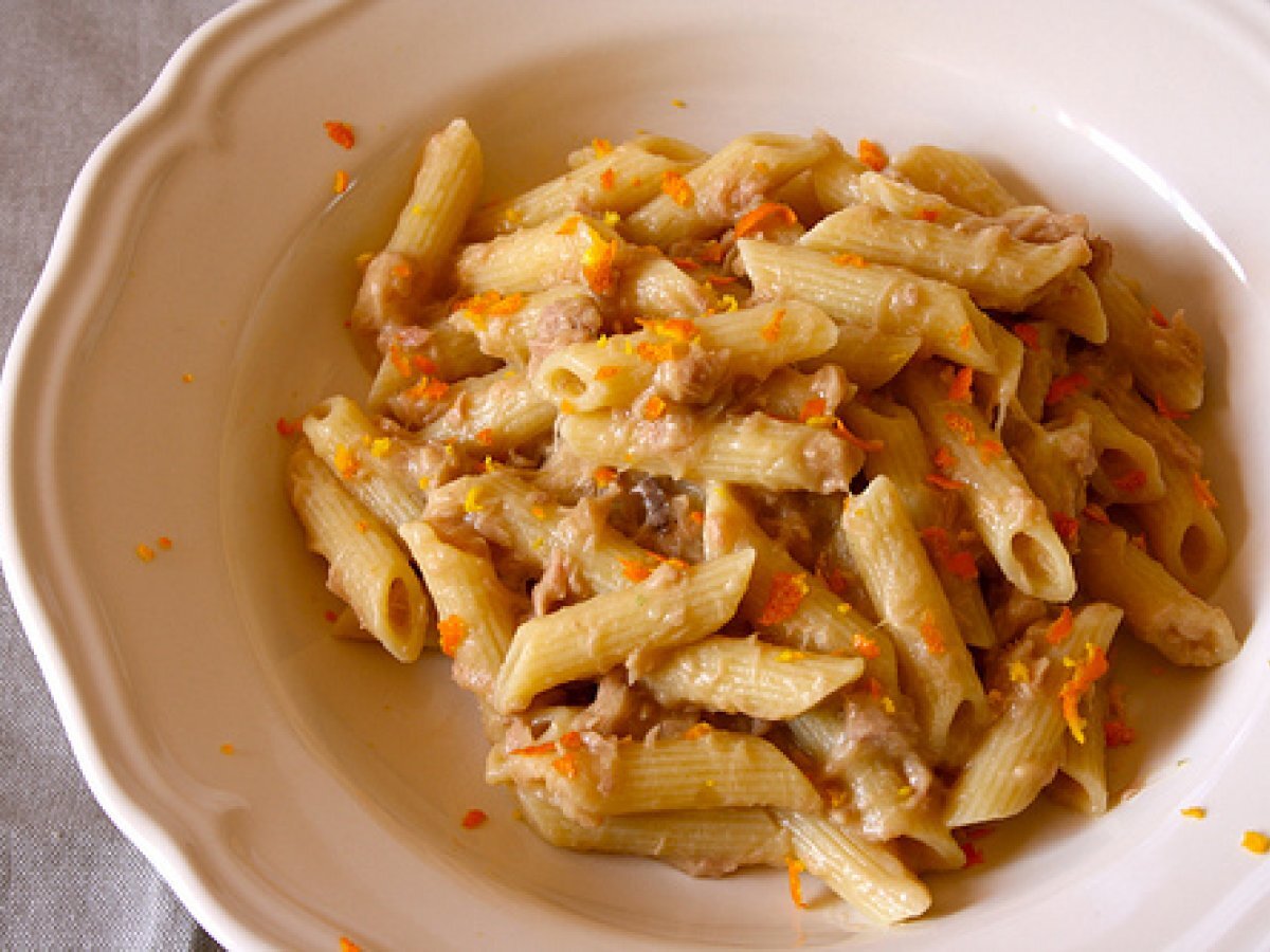 Penne al tonno e succo d'arancia - foto 2