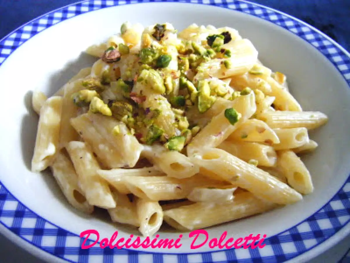 Penne panna e pistacchi - foto 3