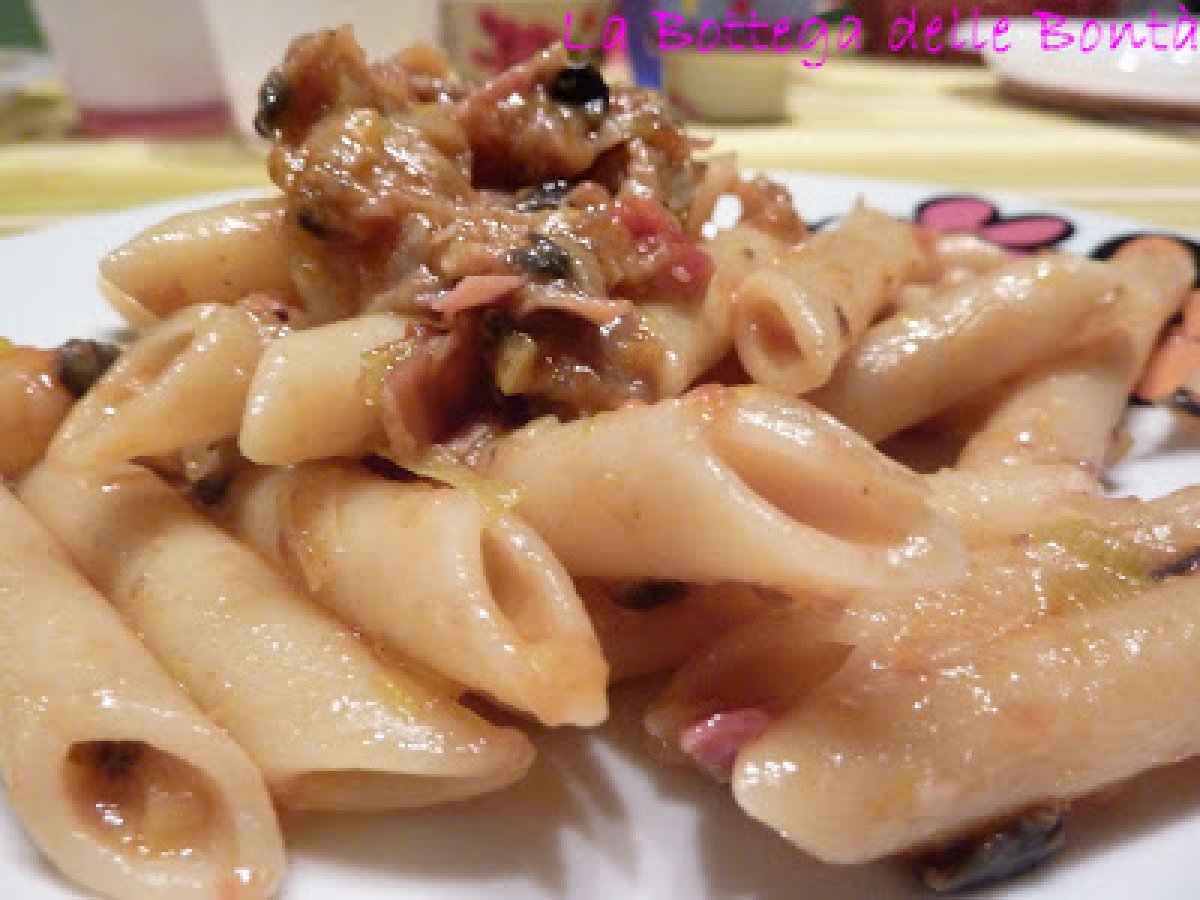 PENNE PORRI E TARTUFO