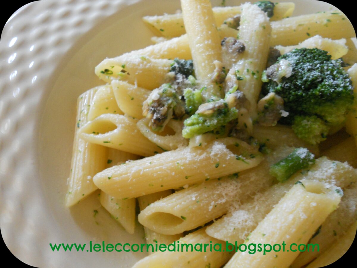 Penne vongole e broccoletti