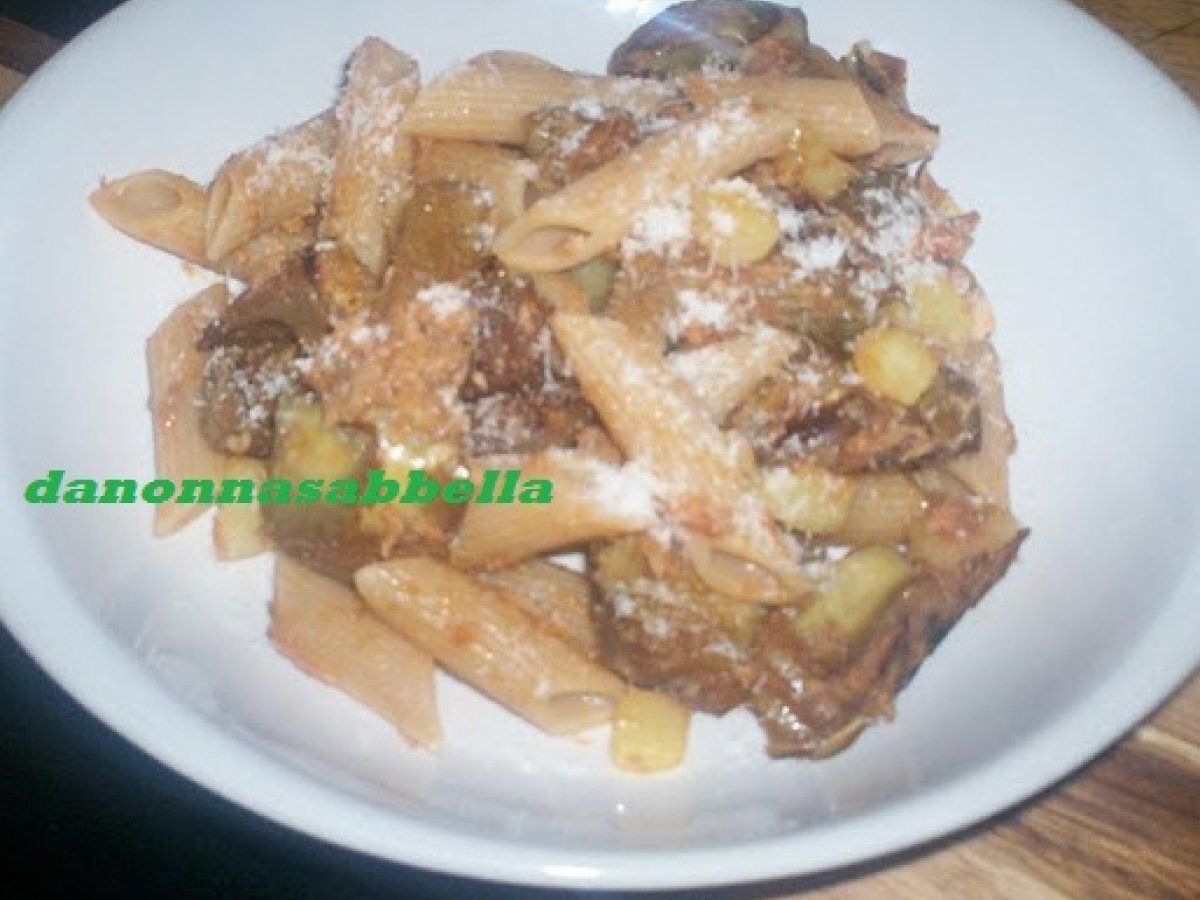PENNETTE INTEGRALI CON CARCIOFI E TONNO