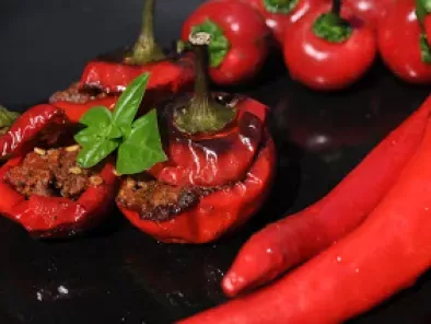 Peperoncini Piccanti ripieni con Carne al Chili - foto 2