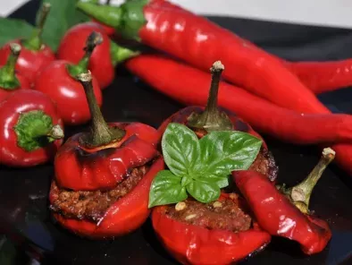 Peperoncini Piccanti ripieni con Carne al Chili - foto 3