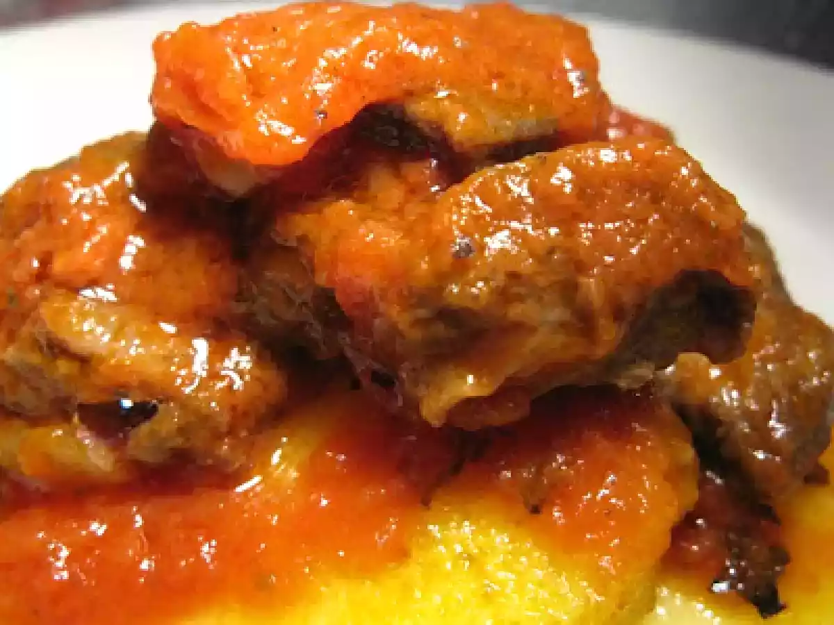 Per un Natale in montagna: Spezzatino di cervo e polenta e......carrellata di antipasti