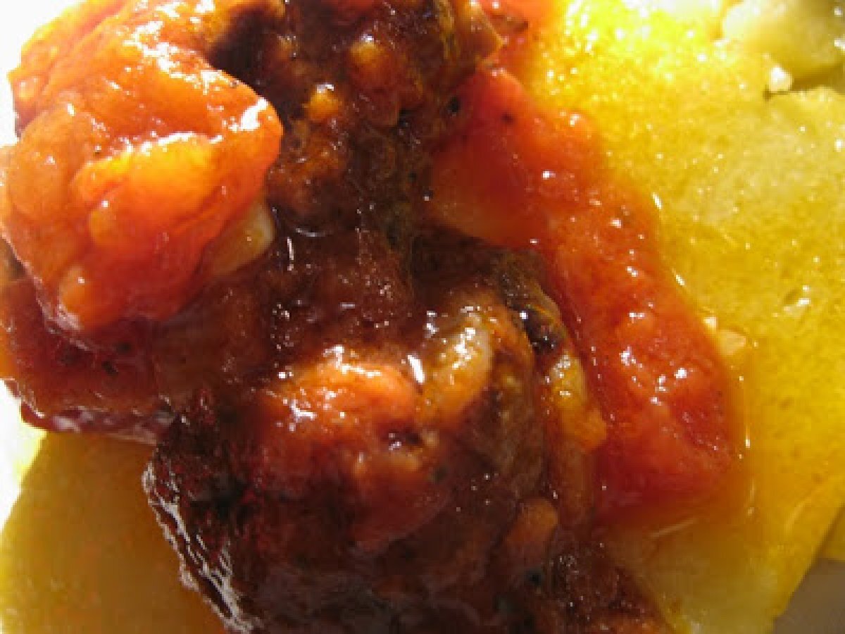 Per un Natale in montagna: Spezzatino di cervo e polenta e......carrellata di antipasti, foto 5
