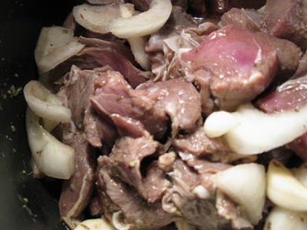 Per un Natale in montagna: Spezzatino di cervo e polenta e......carrellata di antipasti, foto 9