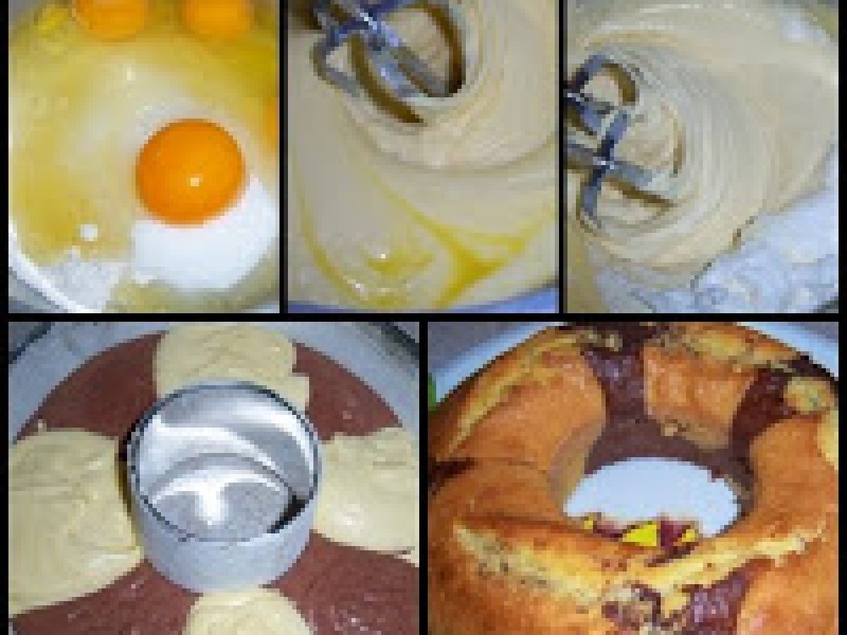 Per una bella colazione: Ciambellone bianco e nero! - foto 2