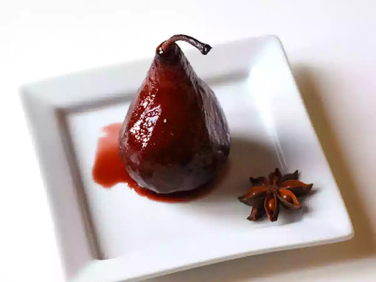 Pere al Negramaro al profumo di cannella e anice stellato