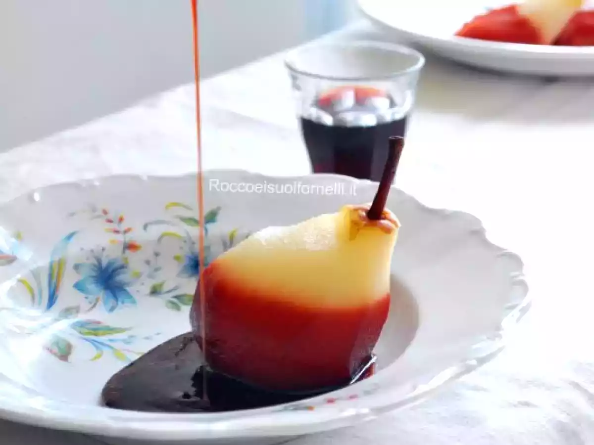 Pere al vino rosso primitivo di Puglia - foto 2