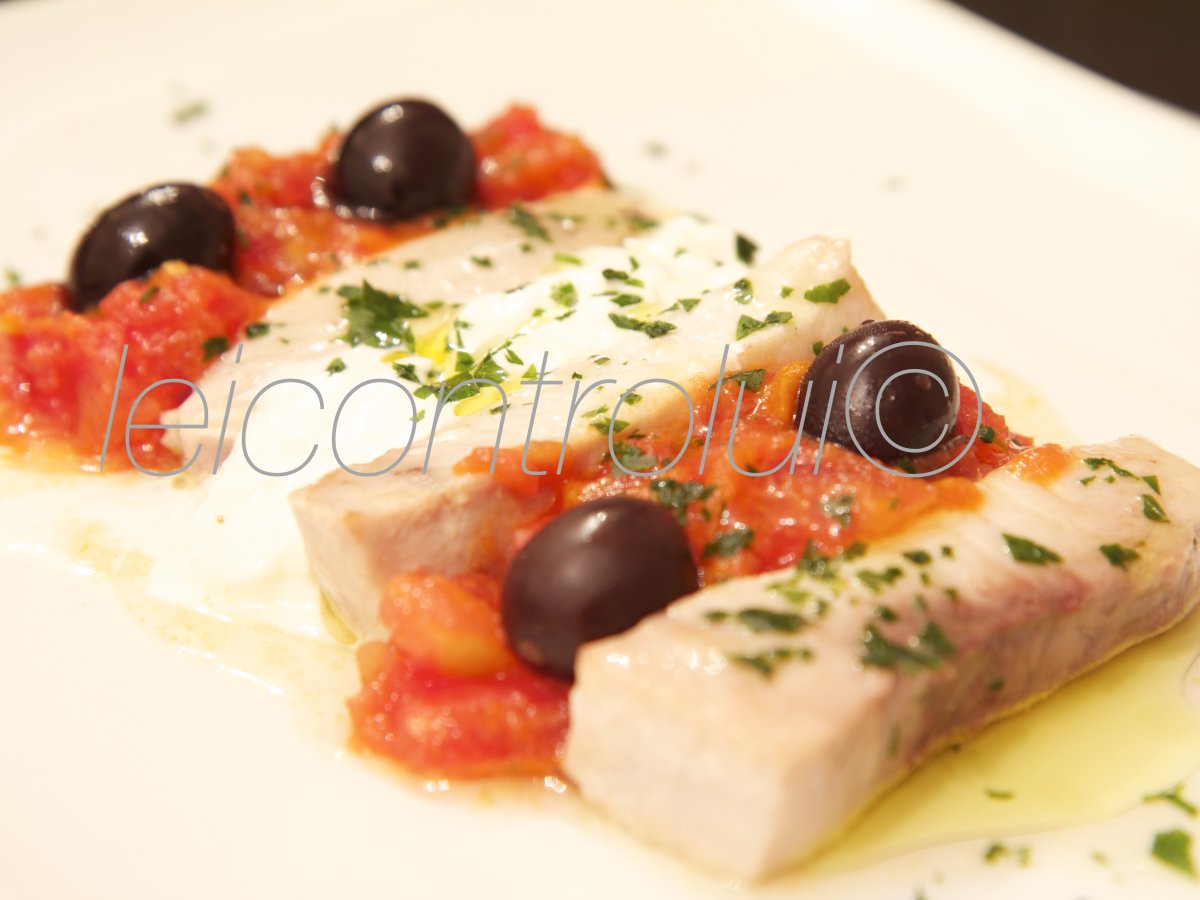 Pesce spada con burrata