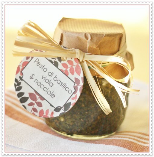 Pesto di basilico viola e nocciole Ricetta Petitchef