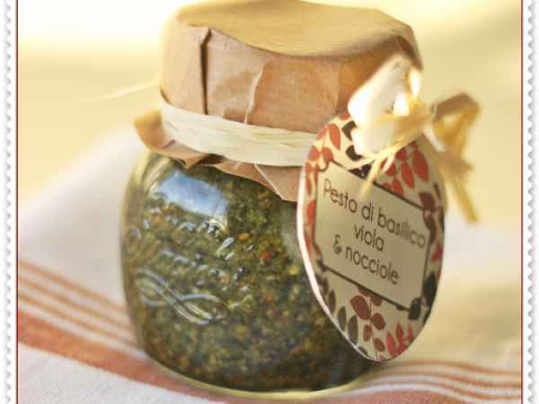 Pesto di basilico viola e nocciole, foto 3