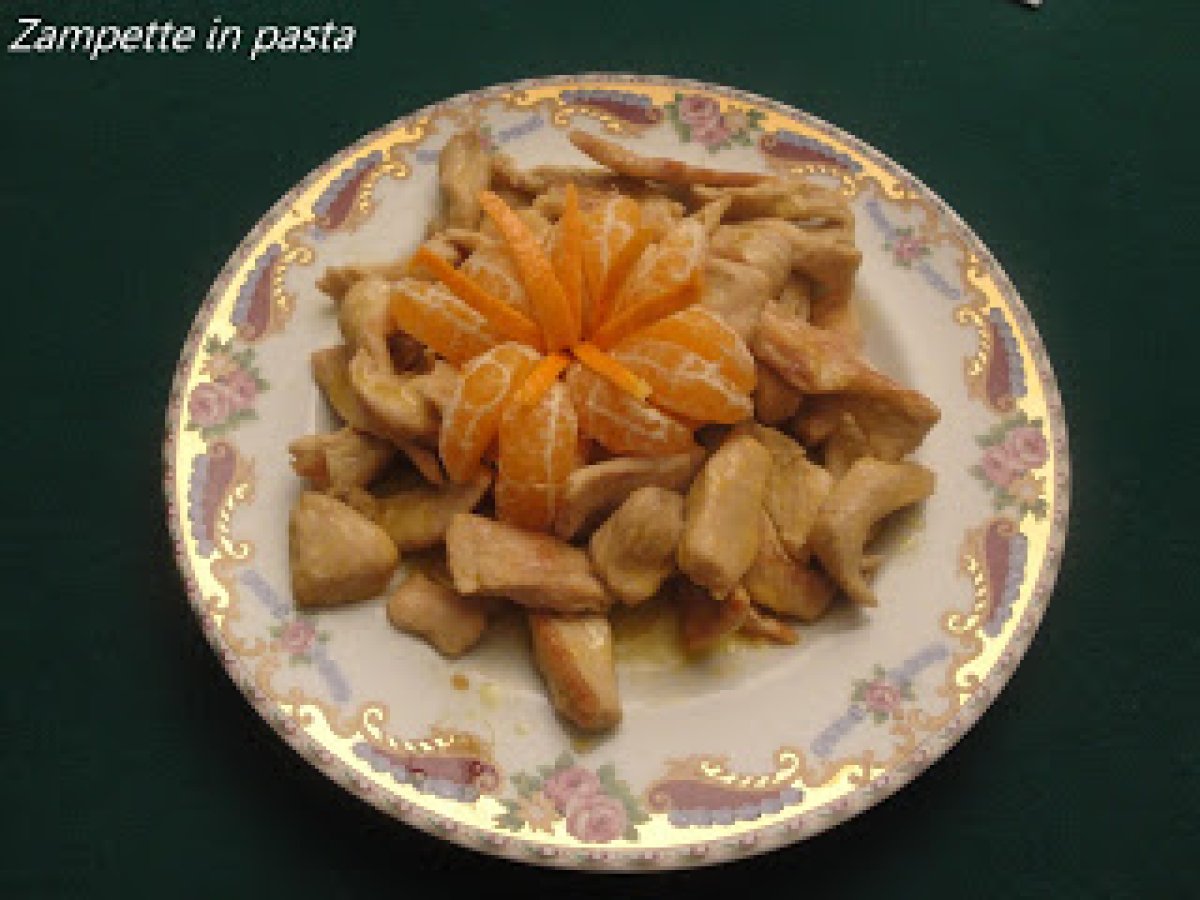 PETTI DI POLLO AL MANDARINO - foto 2