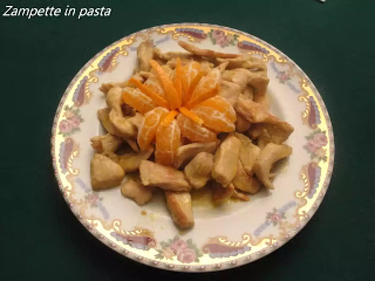 PETTI DI POLLO AL MANDARINO - foto 2