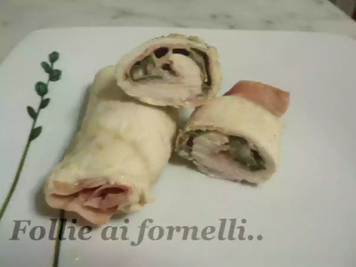 Petti di pollo ripieni al cartoccio