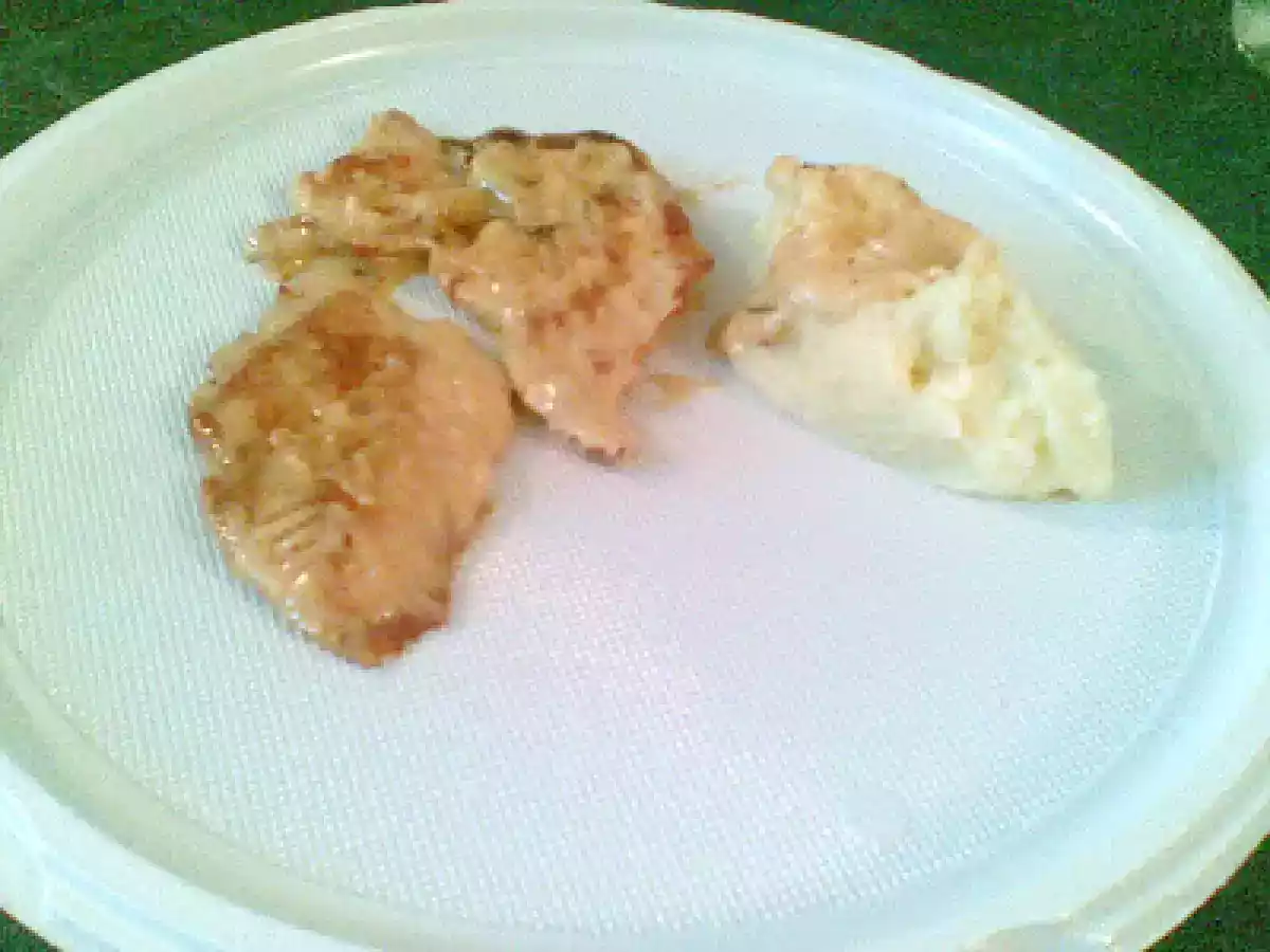 PETTO DI POLLO ALLA PANNA CON PURE'