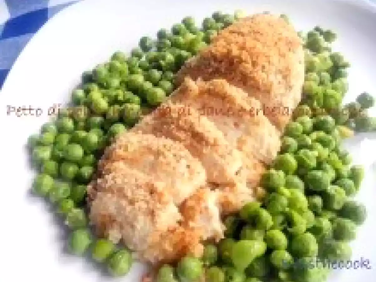 Petto di pollo in crosta di pane ed erbe aromatiche