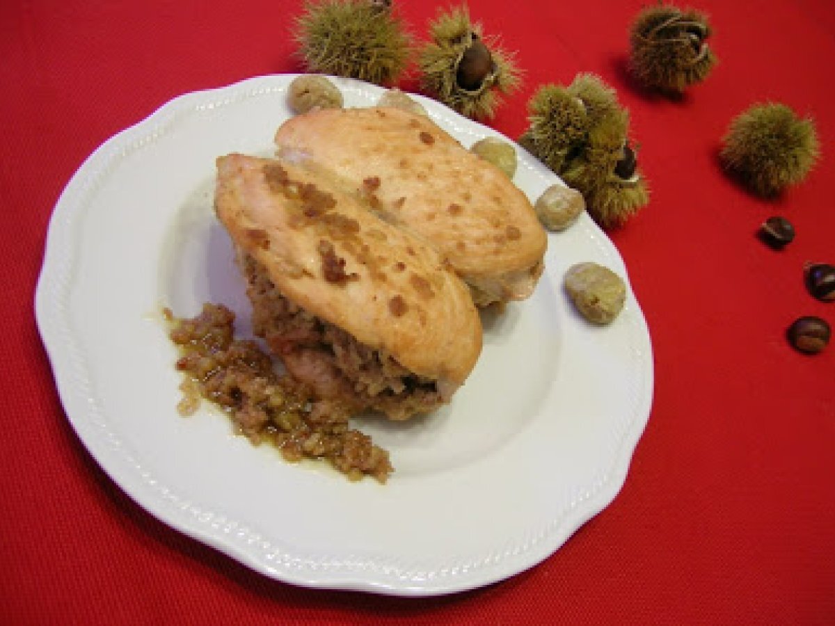 Petto di pollo ripieno di castagne - foto 2