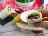 Piadina arrotolata con Cheddar e Spinaci, foto 2