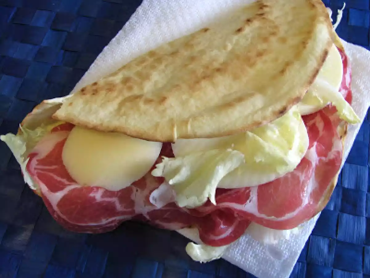 Piadina riccionese, czyli piadina z Riccione