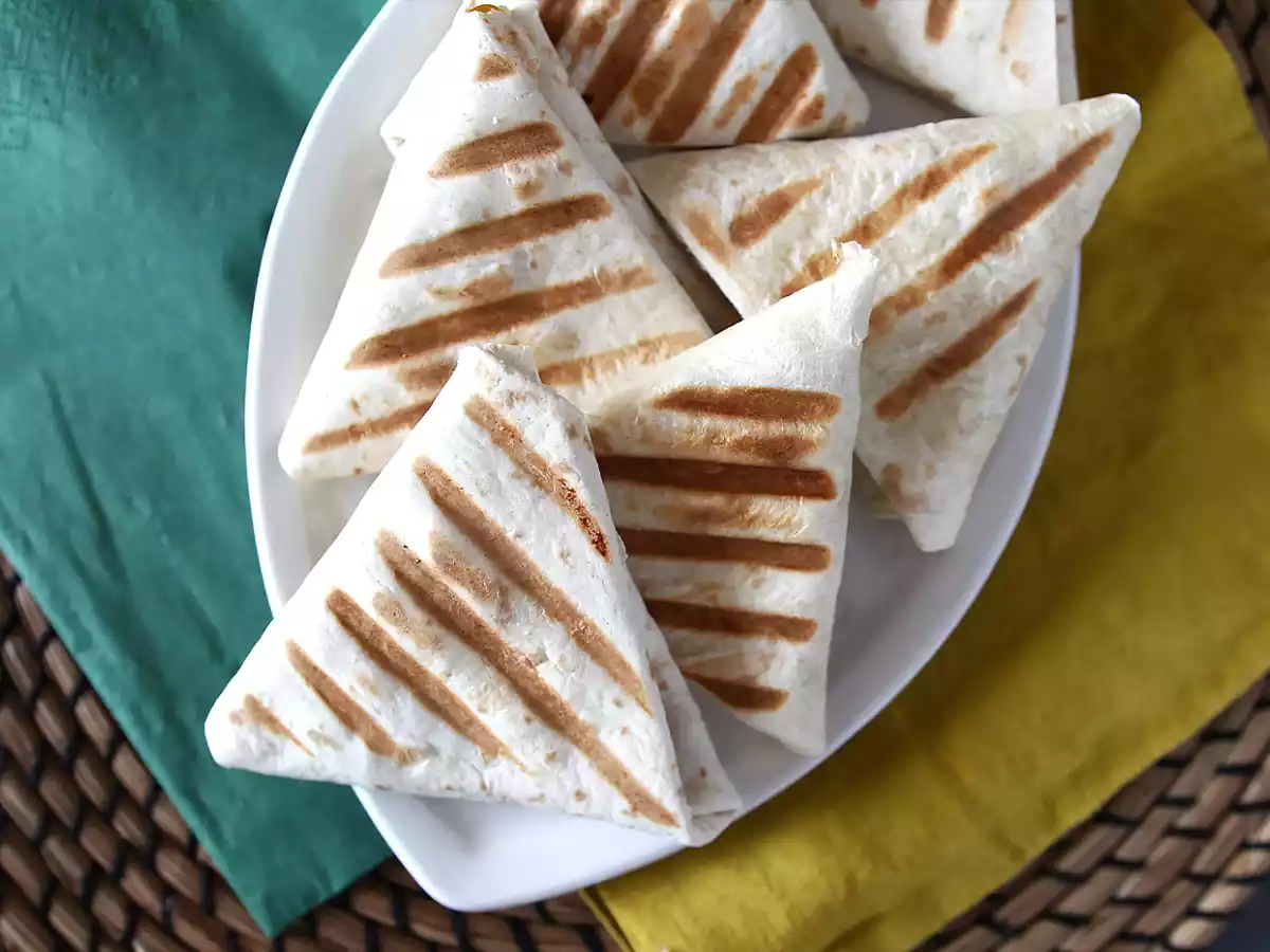 Piadine a fazzoletto in versione messicana - foto 2