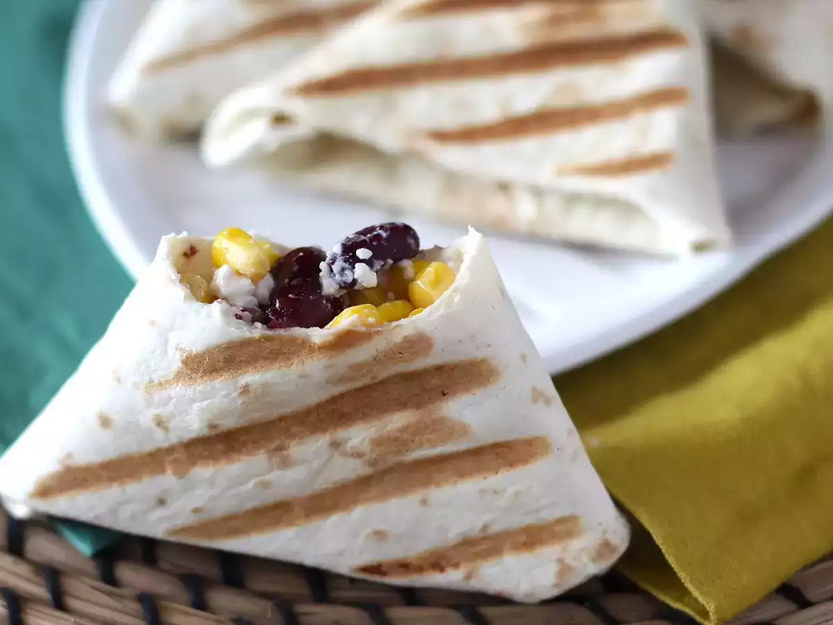 Piadine a fazzoletto in versione messicana - foto 4