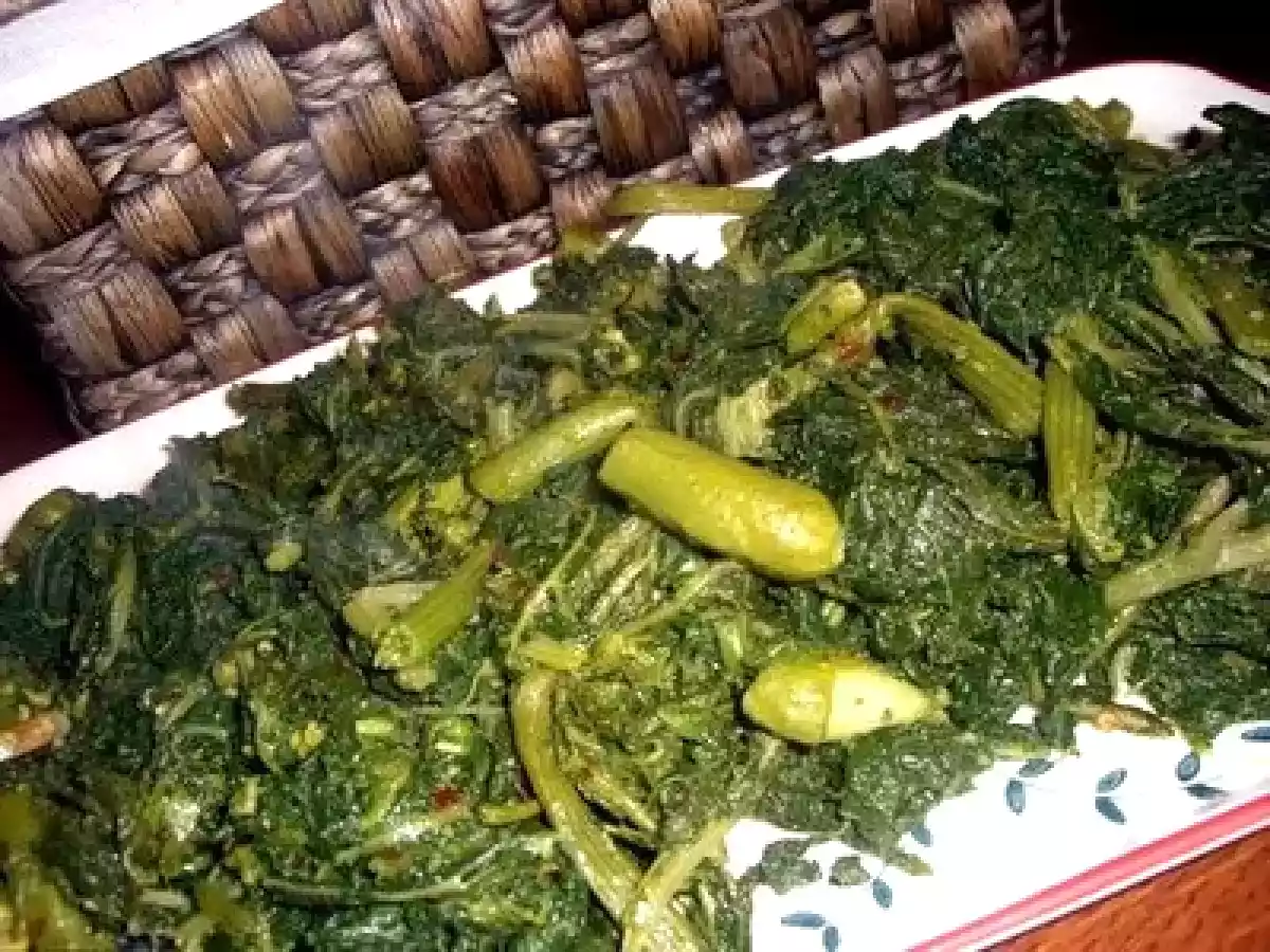 Pianta (o meglio talli) della zucchina ripassata in padella