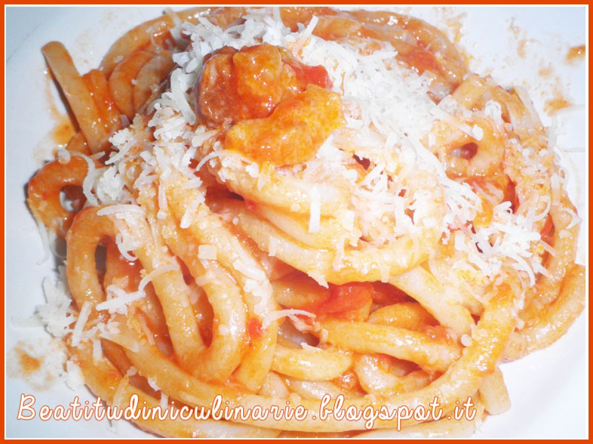Pici all'amatriciana