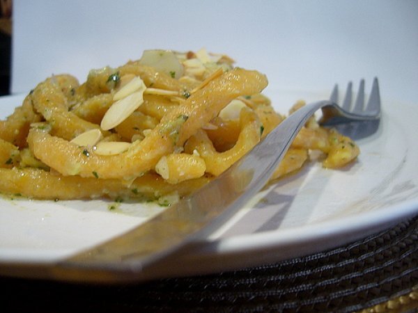 Pici di zucca con pesto di carciofi - foto 2