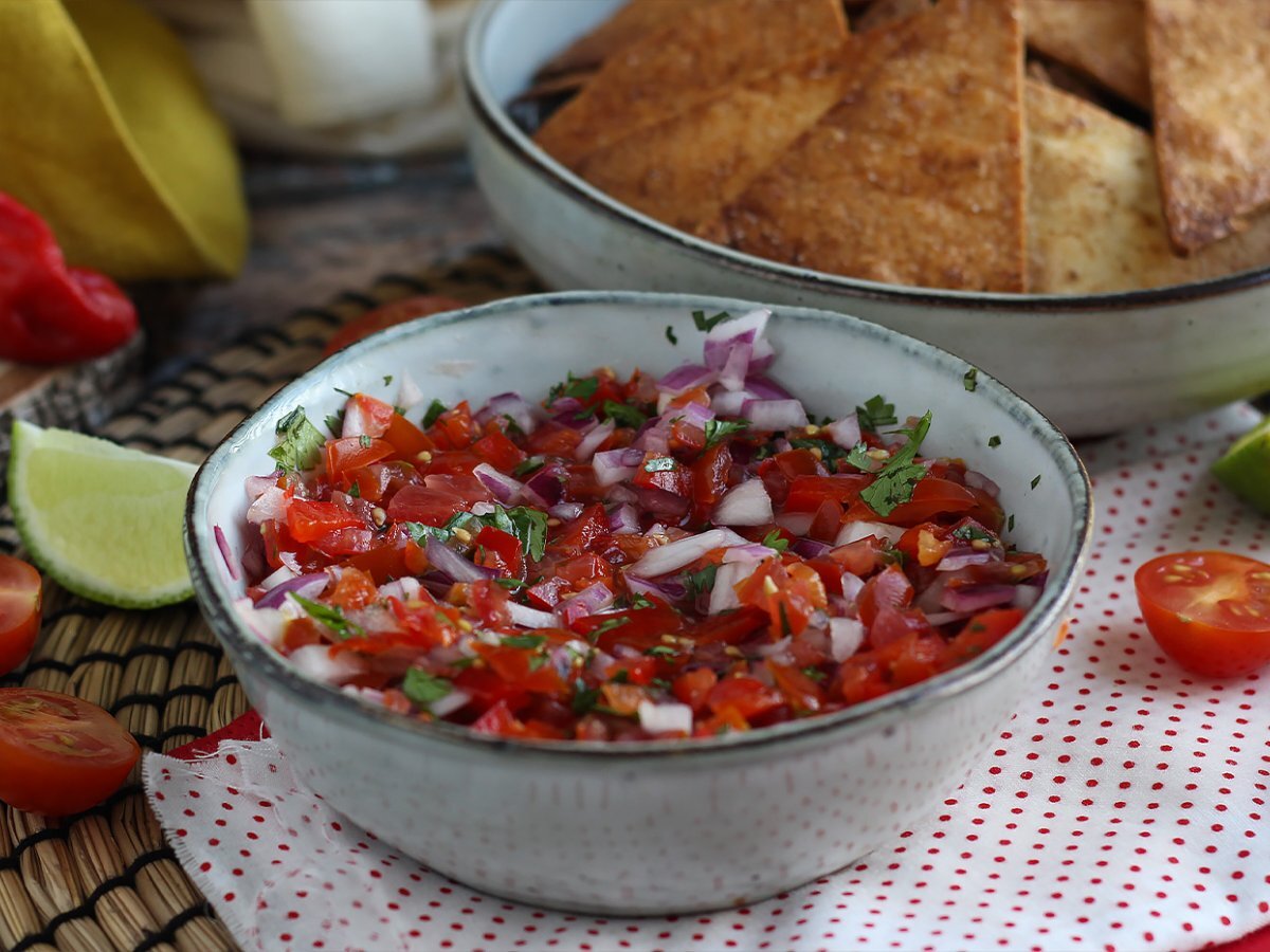 Pico de gallo e Chips tortillas - Aperitivo Messicano - foto 3