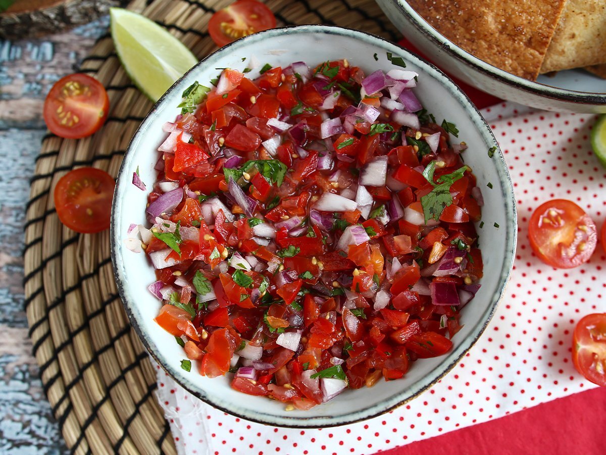 Pico de gallo e Chips tortillas - Aperitivo Messicano - foto 6