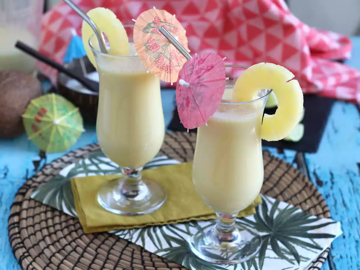 Piña colada analcolica veloce da preparare