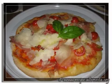 Pizza al parmigiano