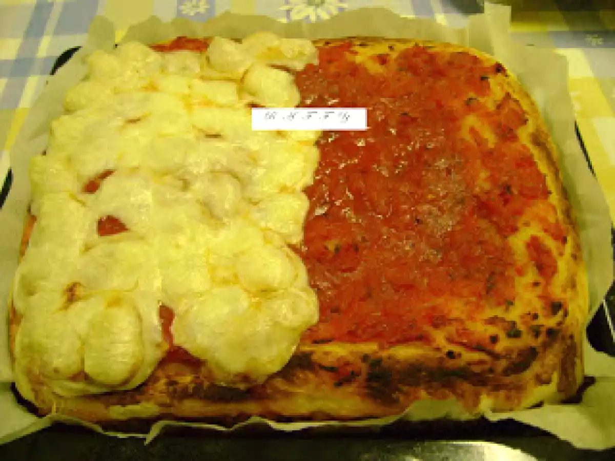 PIZZA ALTA ad impasto diretto....BUONISSIMA!!!