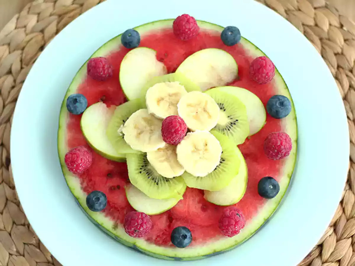 Pizza anguria, l'idea sfiziosa per presentare la frutta in tavola - foto 2