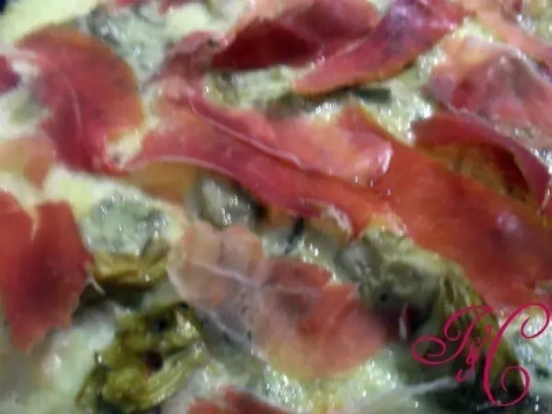 Pizza carciofini, gorgonzola e prosciutto crudo! - foto 2