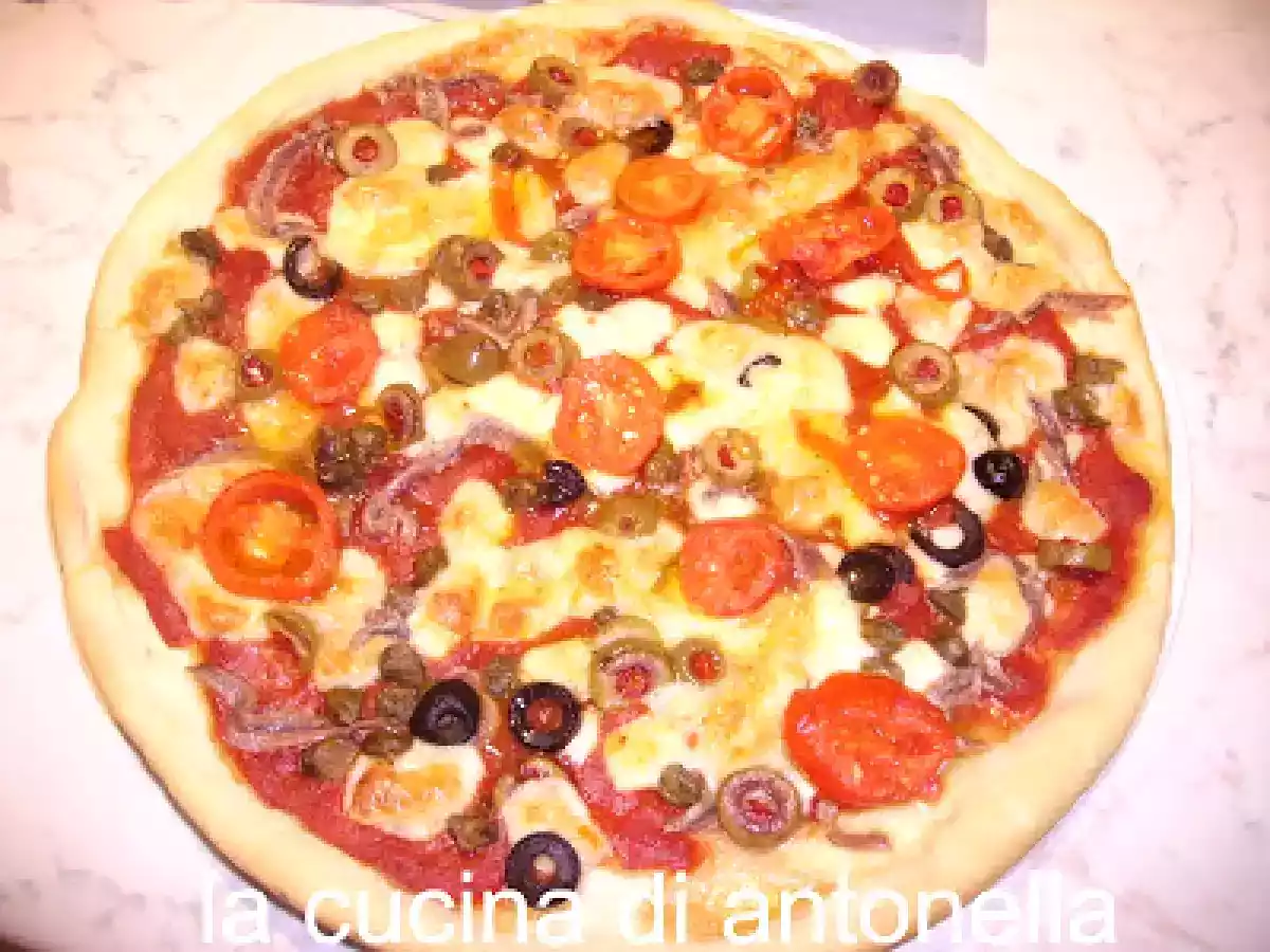 Pizza con farina manitoba