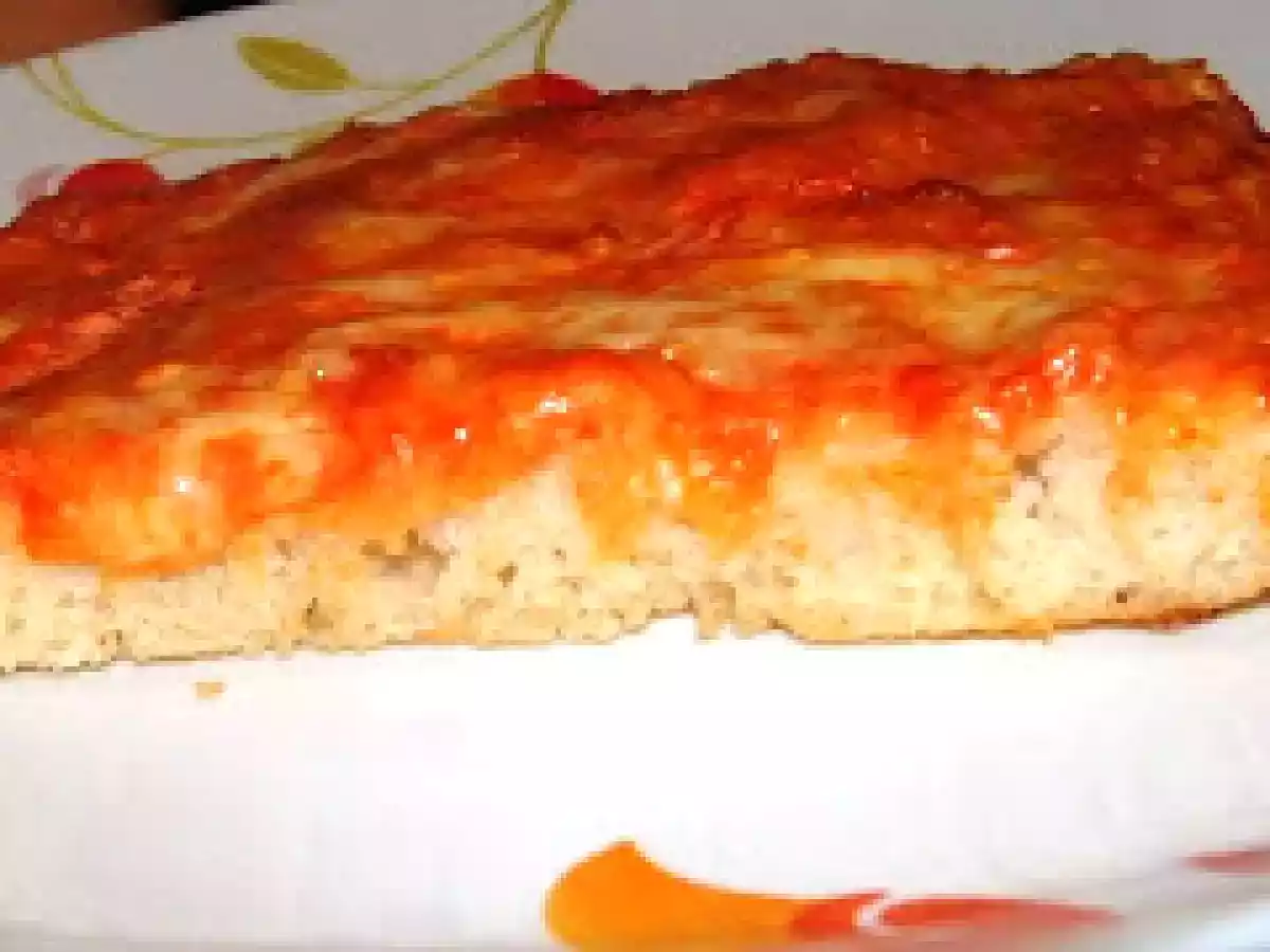 Pizza con impasto del pane veloce veloce - foto 2